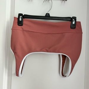 Size Med Lain snow bikini top sangria color